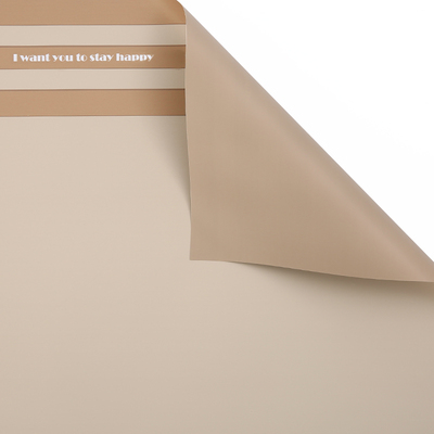 MYHC-22 57×57cm (±2cm) Imeall Aontaobhach Páipéar Fillte Bláthanna Scannán Péarlaí Cothrománach