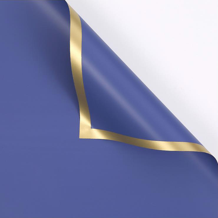 MYHC-27 Gold Edge Scannán Soladach Pearlescent Páipéar Timfhilleadh Bláth