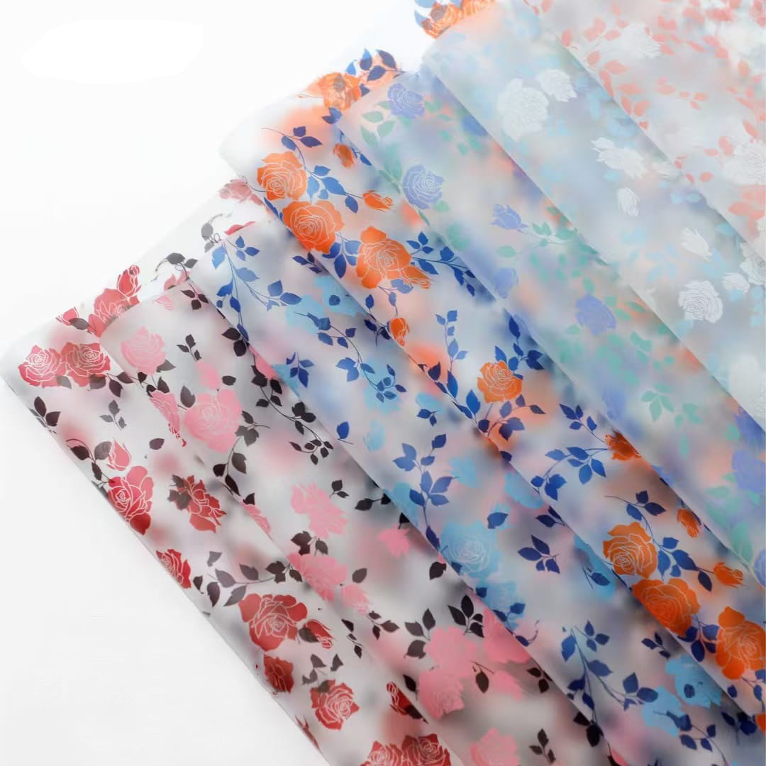MYHC-79 Rose Print, Dhá-Dath, Scannán Pacáistiú Bláth Trédhearcach