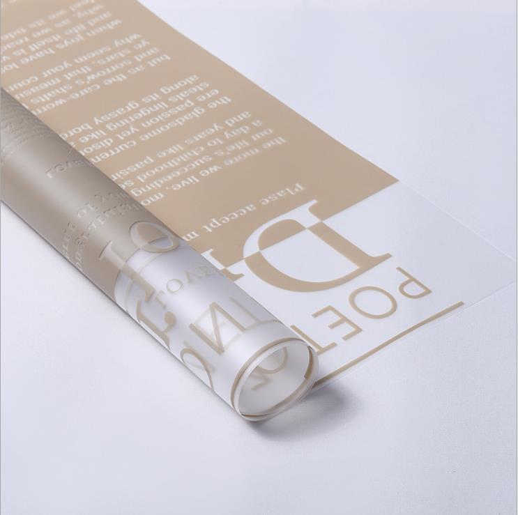 Scannán wrap bláth glóthach frosted