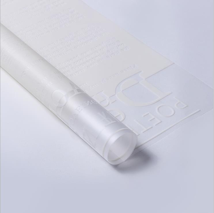 Scannán wrap bláth glóthach frosted