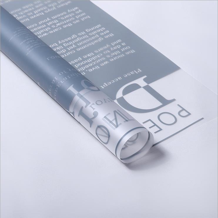 Scannán wrap bláth glóthach frosted