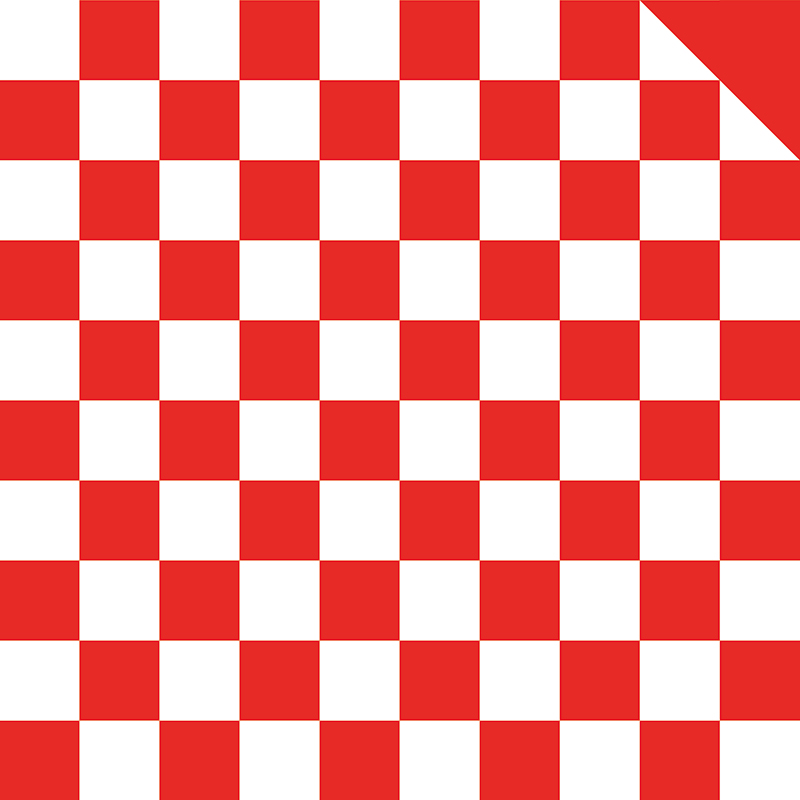 Páipéar beartán bouquet checkered dhá dhath