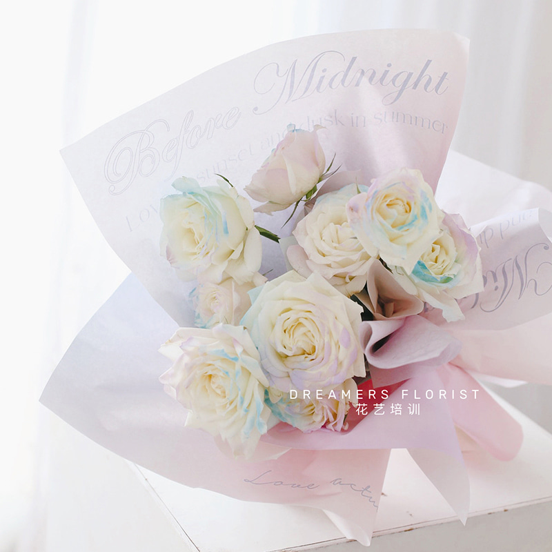 Páipéar Timfhilleadh Bouquet Priontála Grádán