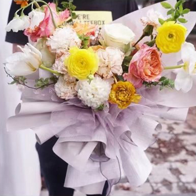 Páipéar Timfhilleadh Bouquet Uigeacht Simplí