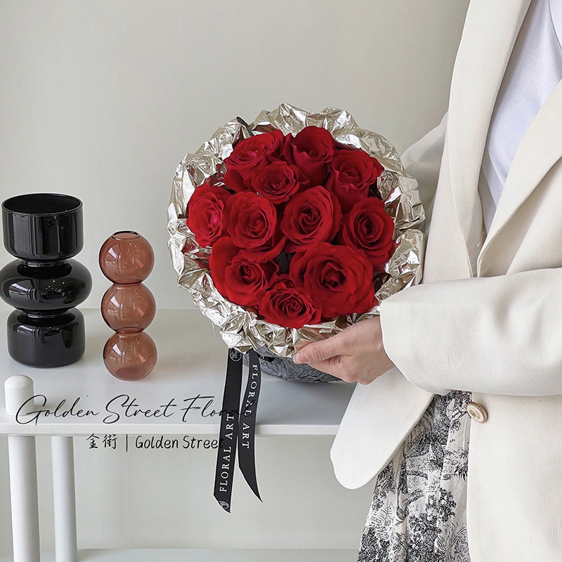 Páipéar Timfhilleadh Bouquet Scáthaithe Soladach