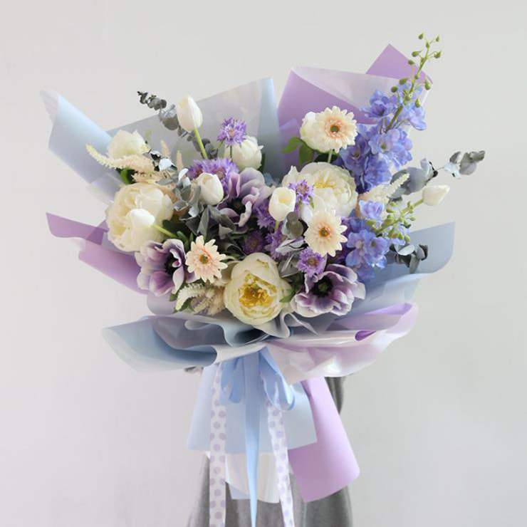 Páipéar Timfhilleadh Bouquet Daite Candy Fantasy Óirphlátáilte